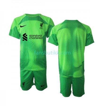 Fotballdrakt Liverpool Keeper Barn Tredjetrøye 2022-2023 Kortermet